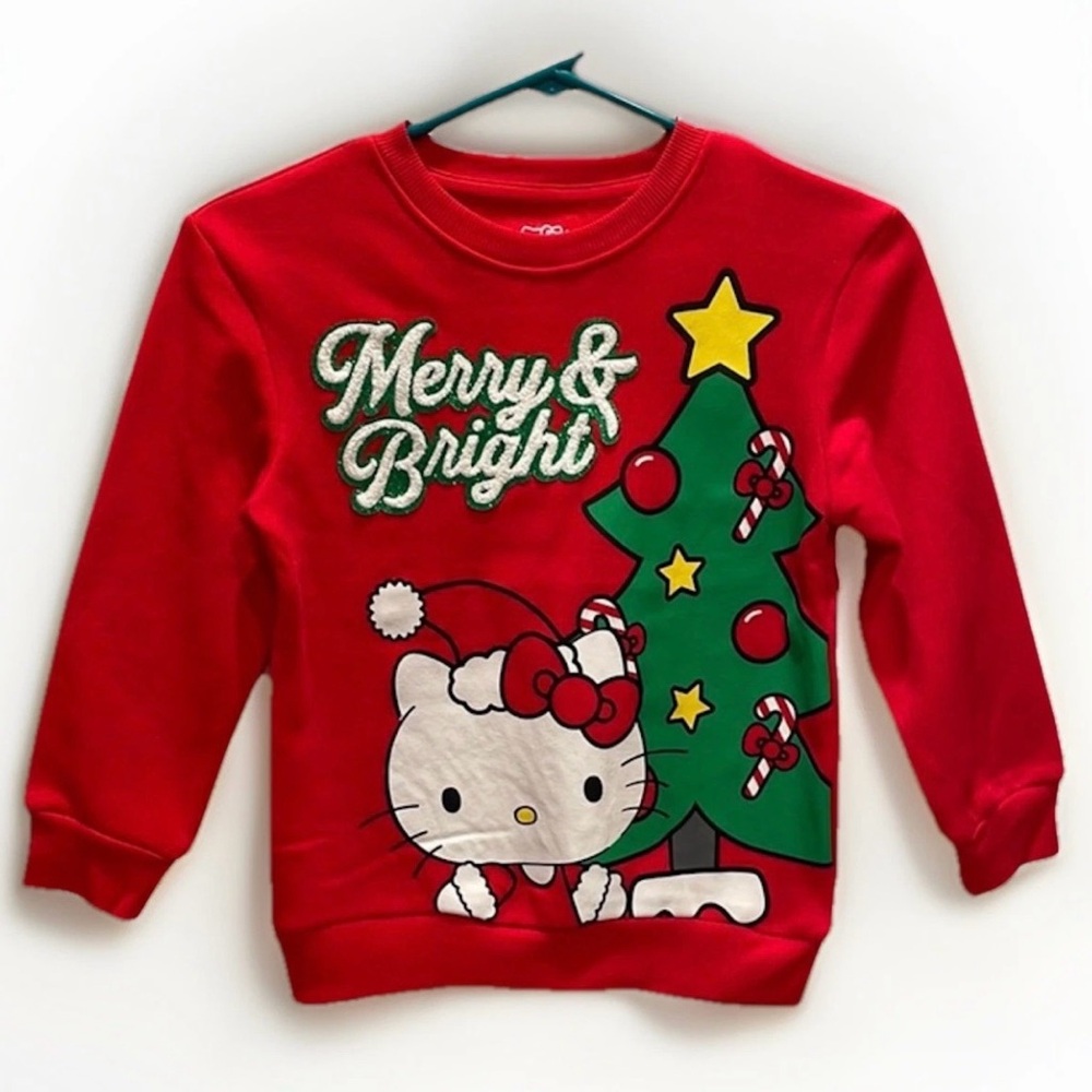 HELLO KITTY Holiday Christmas Sweatshirt